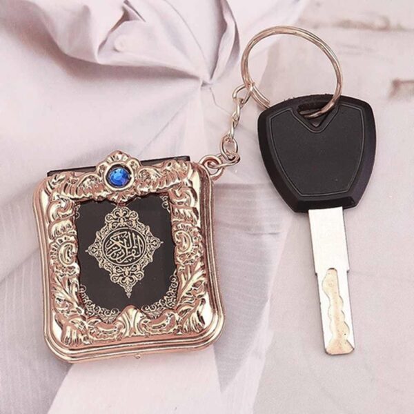 Islamic Keychain - Islamic Keychain Mini Quran Book Keyring Muslim Car Keychain